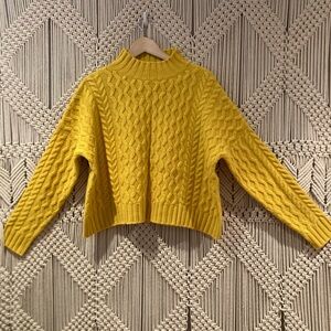 MaxMara Weekend Wool Cable Knit Sweater